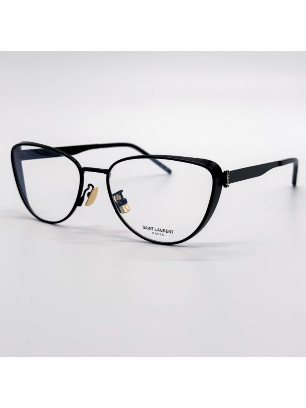 NEW SAINT LAURENT EYEGLASSES SLM92 003 WOMEN CAT EYE BLACK EYEWEAR SL M92 - Picture 2 of 10
